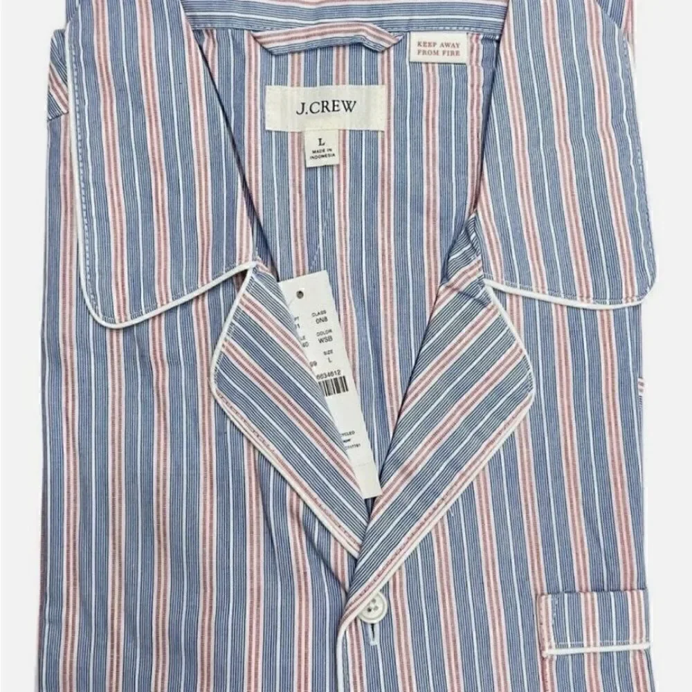 J.Crew Pajama Shirt in Cotton Poplin NWT